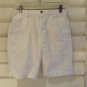 Vineyard Vines White Bermuda Shorts Cotton Blend